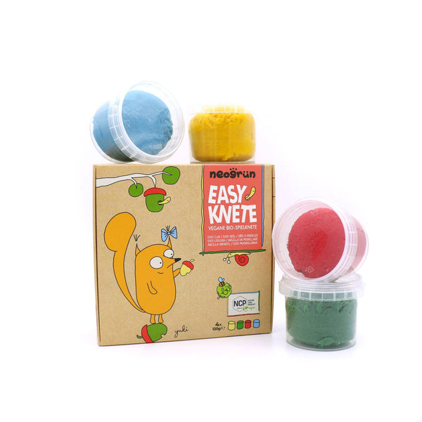 4er Set Bio-Easy-Knete vegan "Yuki"