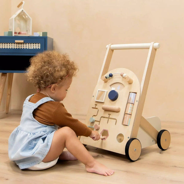 Wooden activity walker