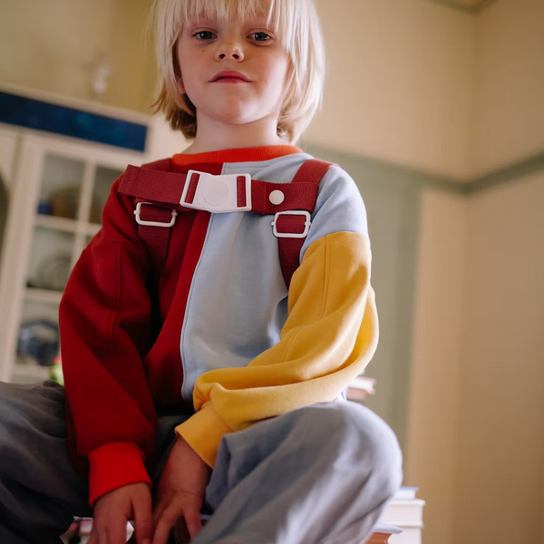 Panier en osier avec sangle de poitrine