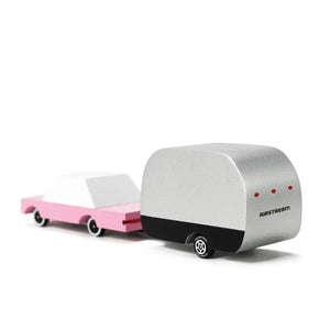 Magnetische Kupplung am Candylab Airstream Camper