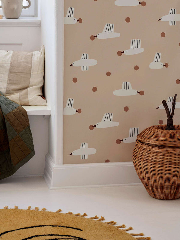 Apple Korb Gross von ferm LIVING mit geflochtenem Blatt als Apfelstiel