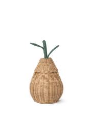 Petit panier tressé en forme de poire