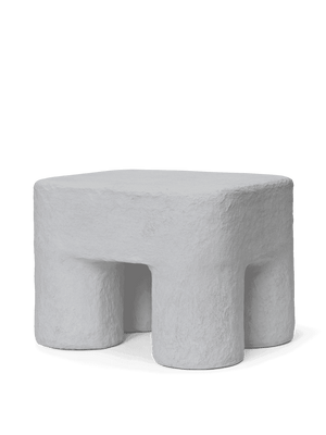 ferm LIVING Podo Stuhl White aus recycelter Pappe und Baumwolle