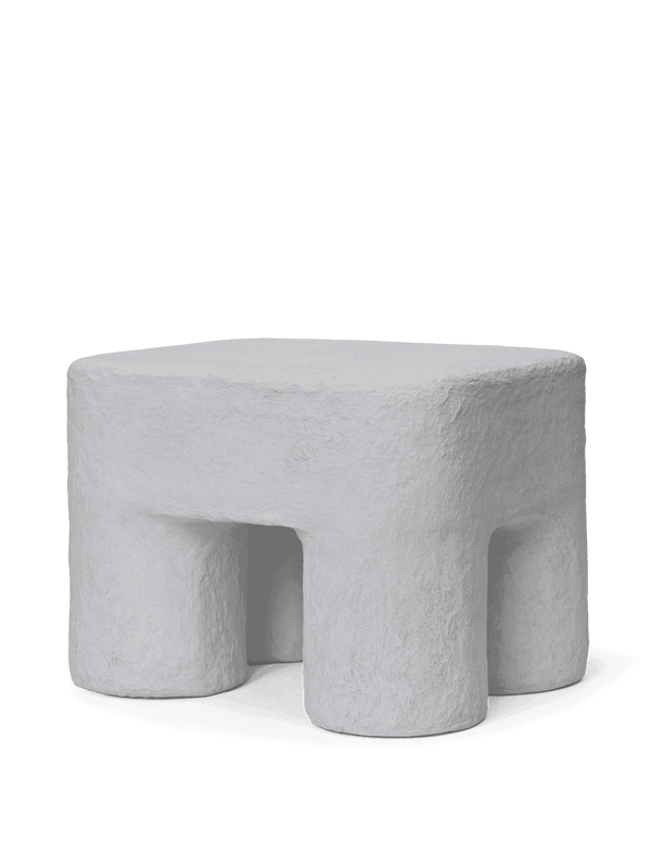 ferm LIVING Podo Stuhl White aus recycelter Pappe und Baumwolle