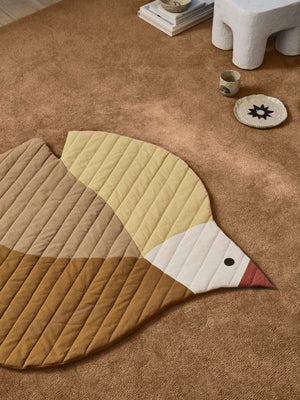 Swif Spielmatte Multi von ferm LIVING mit Patchwork und Stickereien