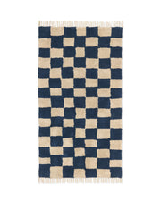 Tapis lavable Mara Deep Blue/Warm Sand