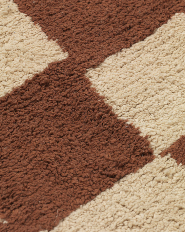 Waschbarer Teppich Mara Rust/Warm Sand