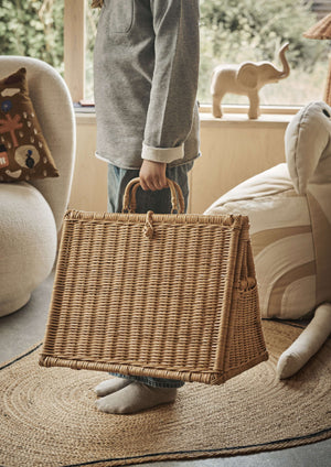 ferm LIVING geflochtenes A-Haus Natural – Seitenansicht