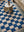 Waschbarer Teppich Mara Deep Blue/Warm Sand