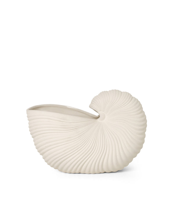 Shell Vase Off White
