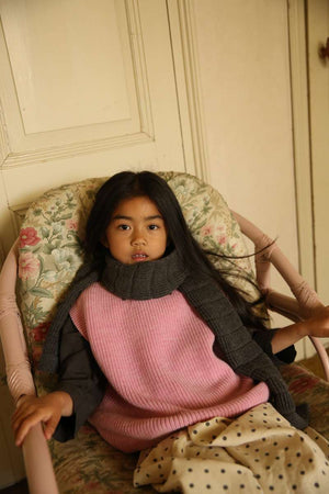 Hvid Merino-Weste Harvey Cotton Candy