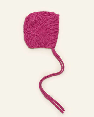 Hvid Bonnette Dolly Fuchsia