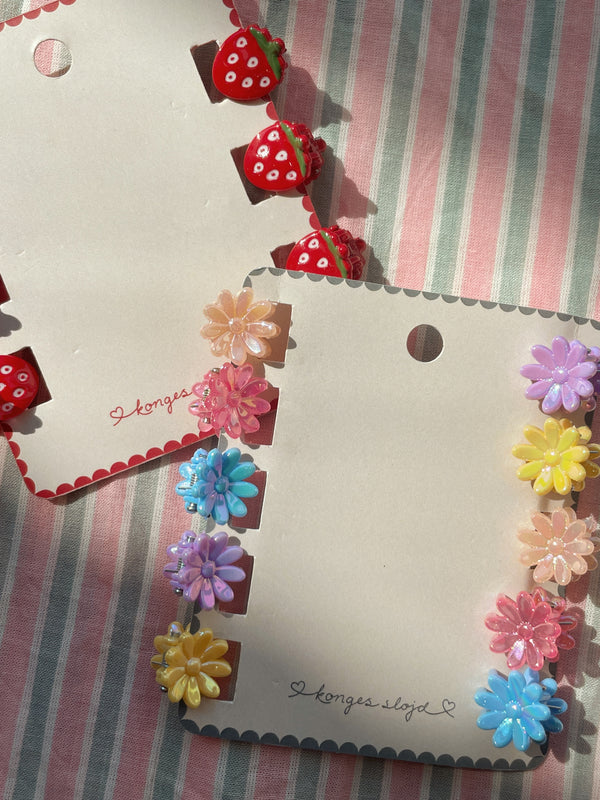 10-Pack Mini Blumen Haarklammern