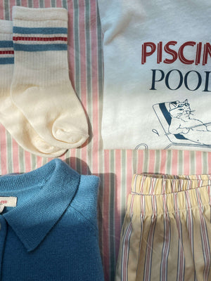Act Socken Optic White von Konges Sløjd – Paar Ansicht