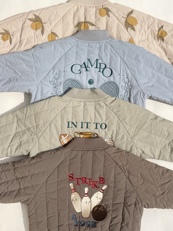 Juno Bomberjacke Sleet