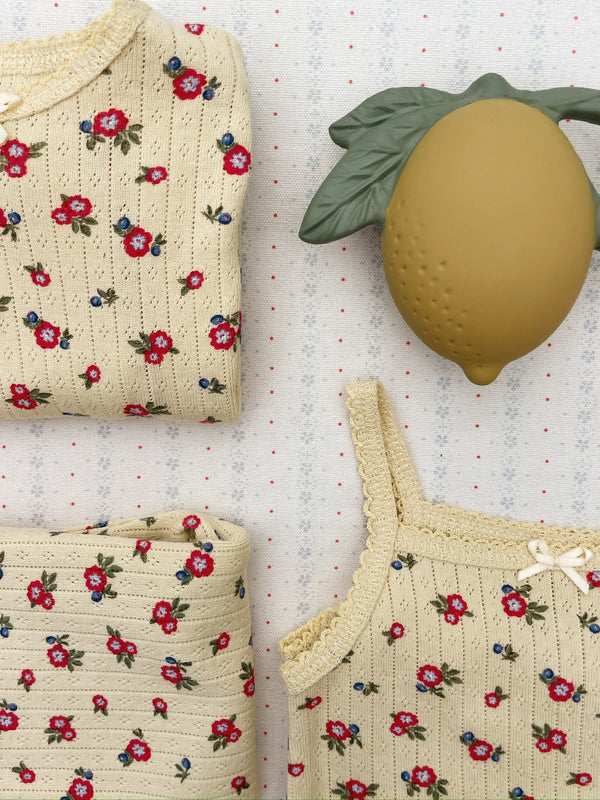 Natural Rubber Teether Lemon