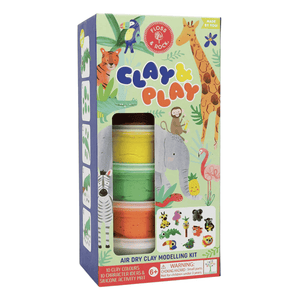 Floss & Rock Clay & Play Jungle Knetset in der Box
