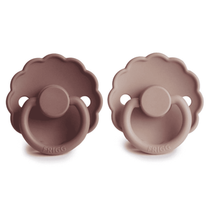 FRIGG Latex Schnuller Daisy Blush Woodchuck – Grössen- und Materialangaben