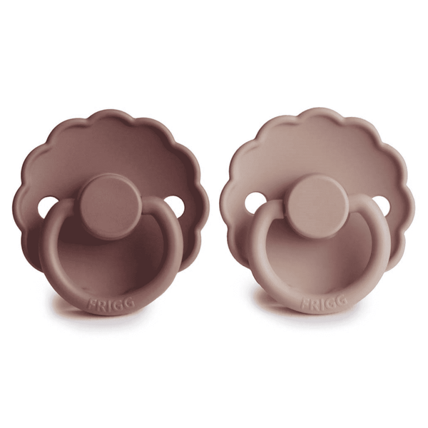 FRIGG Latex Schnuller Daisy Blush Woodchuck – Grössen- und Materialangaben