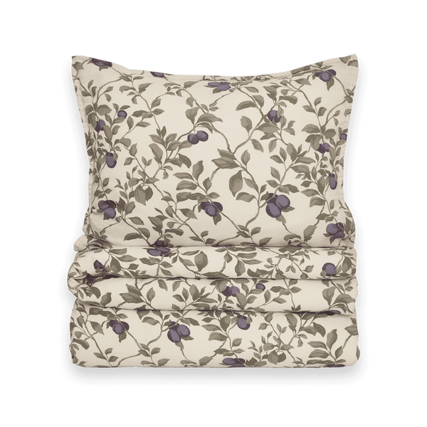 Garbo&Friends Musselin Bettwäsche-Set Plum – Kinderbettwäsche