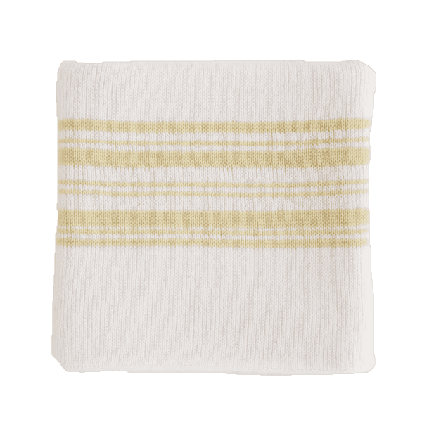 Hvid Babydecke Gilbert Light Yellow für Babys