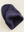 Hvid Beanie Fonzie in Purple, seitliche Ansicht