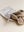Hvid Booties Sand – weiche Babyschuhe in Sand, Seitenansicht