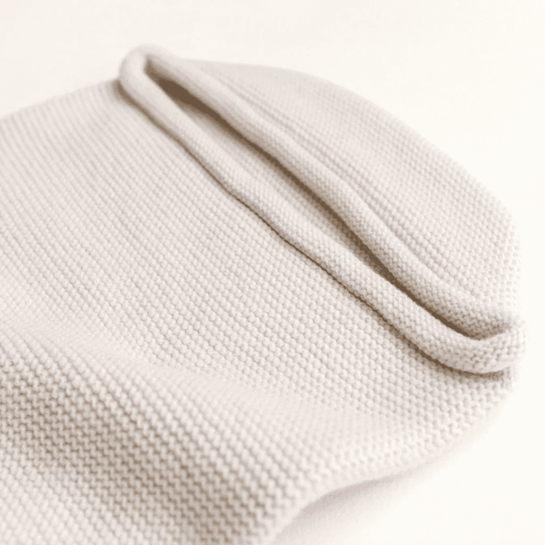Hvid Cocoon Cream, Detailansicht Strick