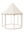 Kids Concept Pavillon-Zelt Off White von der Seite