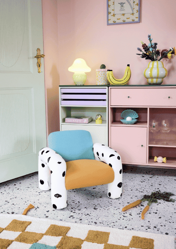 Kindersessel Pippi von Kids Concept, Vorderansicht