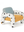 Kids Concept Sessel Pippi – gepolsterter Kindersessel