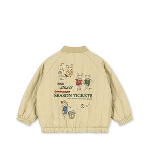 Konges Sløjd Bomberjacke Juno in Pale Olive Green