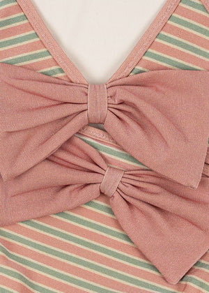 Konges Sløjd Bowwow Bikini Blush Stripe von hinten