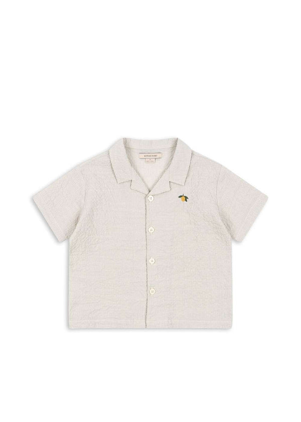 Konges Sløjd Elliot Hemd Quarry Stripe – gestreiftes Kinderhemd