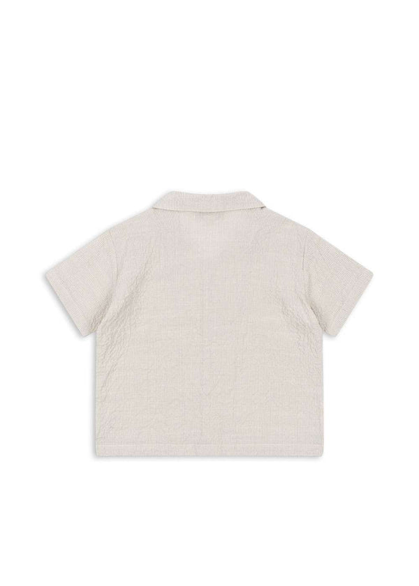 Elliot Hemd von Konges Sløjd – Rückansicht im Streifenmuster