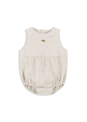 Konges Sløjd Elliot Strampler Quarry Stripe – gestreifter Baby-Strampler