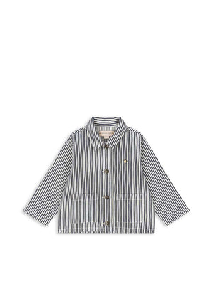 Konges Sløjd Fender Jacke Naval Stripe aus 100 % Bio-Baumwolle