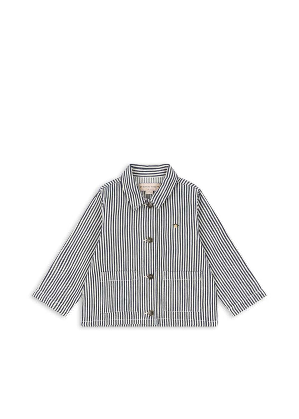 Konges Sløjd Fender Jacke Naval Stripe aus 100 % Bio-Baumwolle