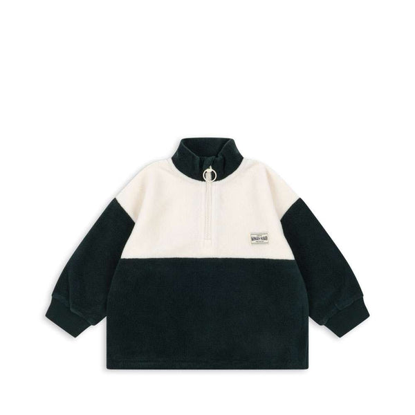 Konges Sløjd Half-Zip Fleece-Sweatshirt Tavi Scarab