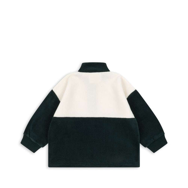 Konges Sløjd Sweatshirt Tavi Scarab im sportlichen Half-Zip-Stil