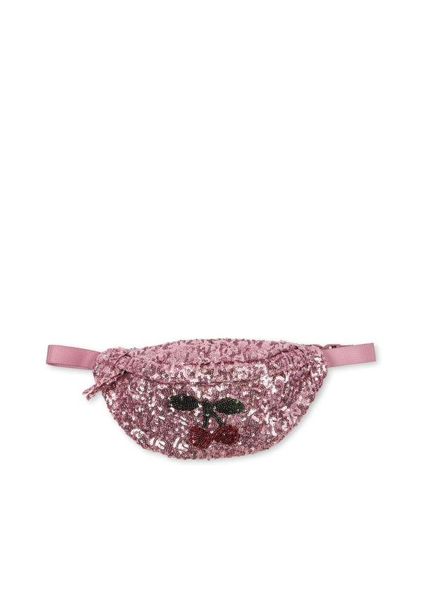 Konges Sløjd Gürteltasche mit Pailletten in Mellow Rose
