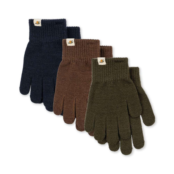Konges Sløjd Handschuhe Filla Forest Mix – 3er-Pack – Beluga Kids