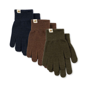 Konges Sløjd Handschuhe Filla Forest Mix im 3er-Pack