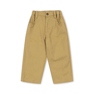 Konges Sløjd Hose Frankie in Khaki aus Bio-Baumwolltwill