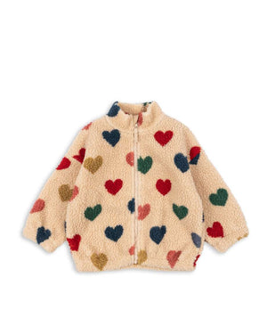 Konges Sløjd Jody Teddyjacke Bon Coeur Coloré, Vorderansicht