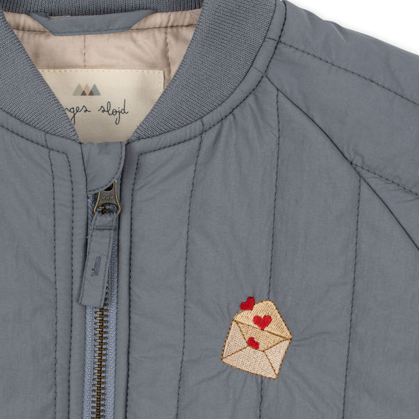 Konges Sløjd Juno Bomberjacke Tradewinds – Detailansicht