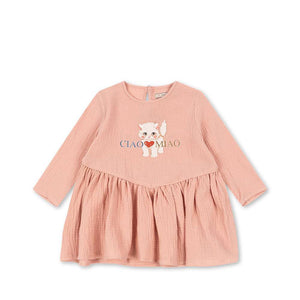 Konges Sløjd Kleid Coco Miao Evening Sand für Mädchen von vorne