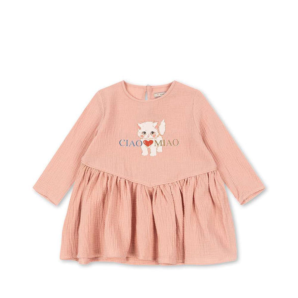 Konges Sløjd Kleid Coco Miao Evening Sand für Mädchen von vorne