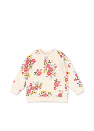 Konges Sløjd Loupy Lou Sweatshirt Fleuri mit Blumenprint