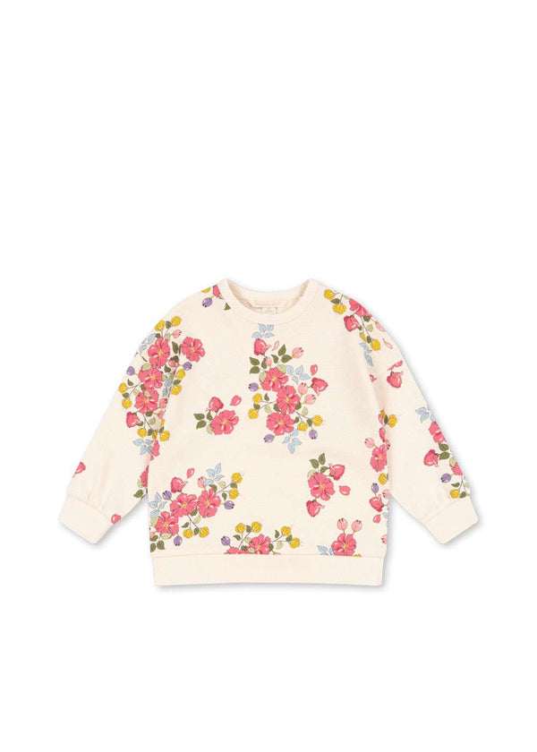 Konges Sløjd Loupy Lou Sweatshirt Fleuri mit Blumenprint